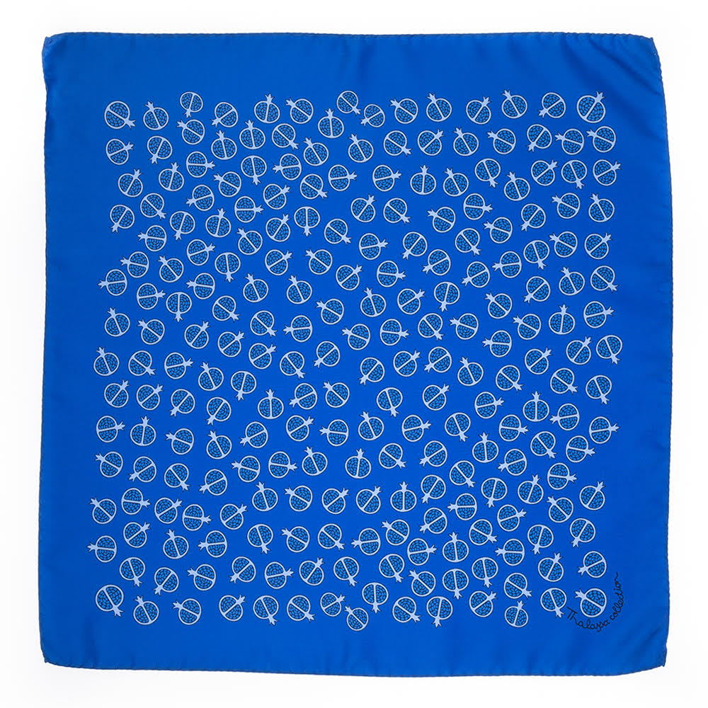 POMEGRANATE POCKET SQUARE-BANDANA // ΜΑΝΤΗΛΙ ΤΣΕΠΗΣ-ΜΠΑΝΤΑΝΑ ΡΟΔΙ