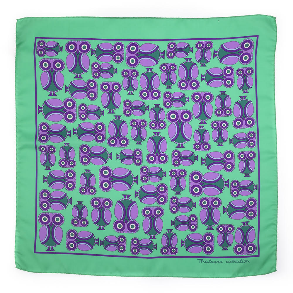 OWL POCKET SQUARE-BANDANA // ΜΑΝΤΗΛΙ ΤΣΕΠΗΣ-ΜΠΑΝΤΑΝΑ ΚΟΥΚΟΥΒΑΓΙΑ