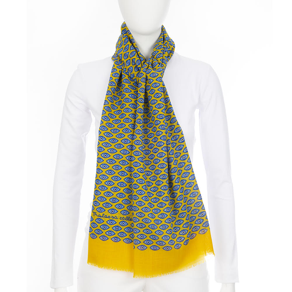 EVIL EYE III SHAWL //  ΕΣΑΡΠΑ ΜΑΤΙ III