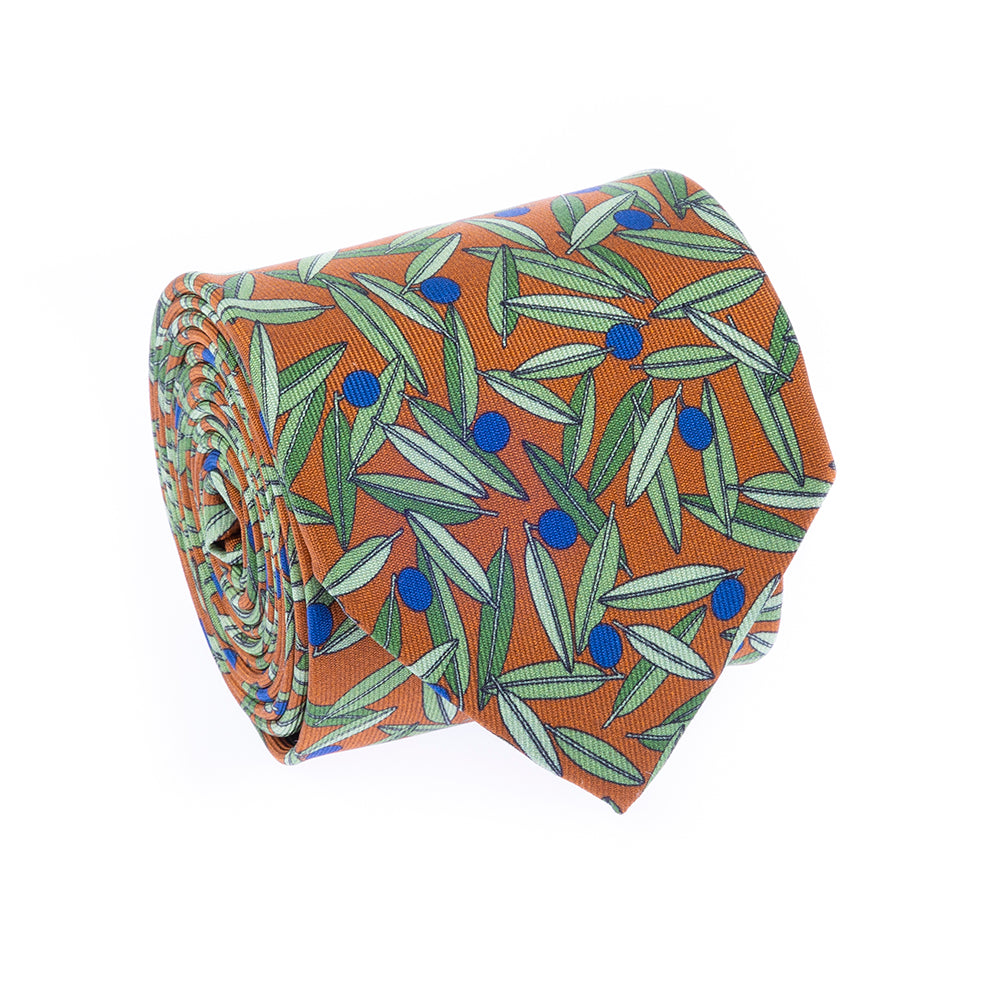 OLIVE TREE LEAVES TIE / ΓΡΑΒΑΤΑ ΦΥΛΛΑ ΕΛΙΑΣ
